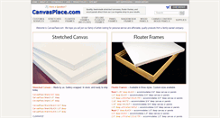 Desktop Screenshot of canvasplace.com
